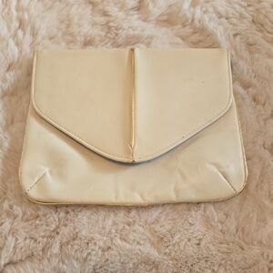 Jane Stilton Vintage Cream Clutch Bag